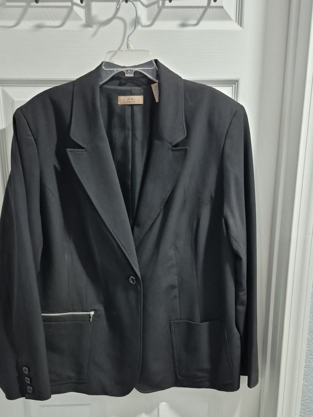 Black Women's Tailored Blazer Jacket